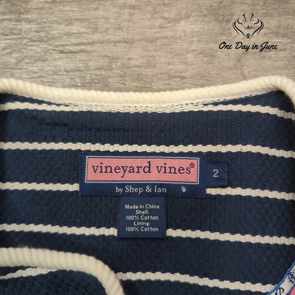 Vineyard Vines Long Sleeve Basic Jacket Size 2 - image 2